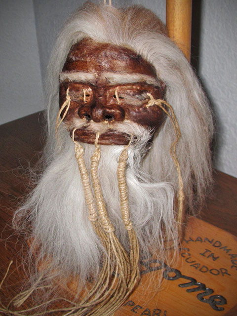 ancient warrior shrunken head